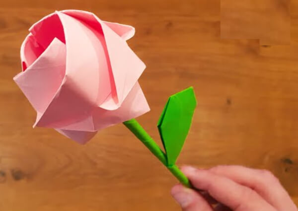 How To Make Origami Paper Rose Tutorial
