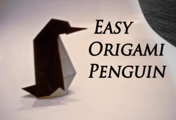 How To Make Origami Penguin Craft How To Make An Origami Penguin With Kids