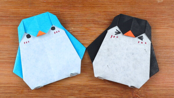 How To Make Origami Penguin Craft Using Paper