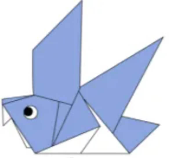 How To Make An Origami Pigeon With Kids How To Make Origami Pigeon Craft