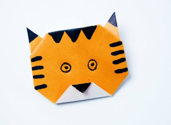 How To Make Origami Tiger Face