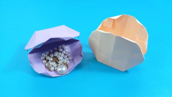 How To Make Oyster Origami Shell Craft With Kids