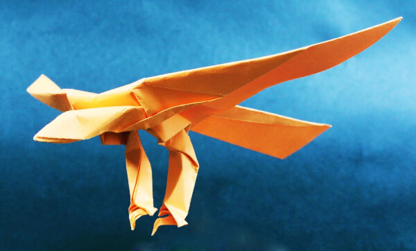 How To Make Paper Origami Hawk