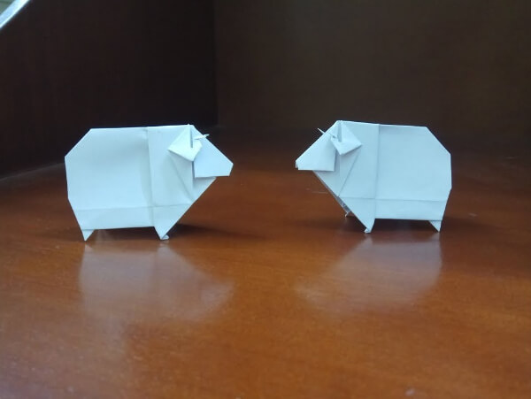 How To Make Paper Origami Sheep