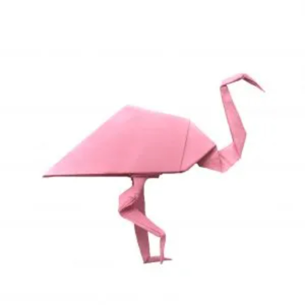 How To Make Simple Flamingo Bird with Origami Paper How To Make An Origami Flamingo With Kids