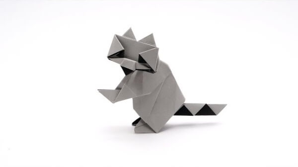 How To Make An Origami Raccoon With Kids Simple Origami Raccoon Tutorial