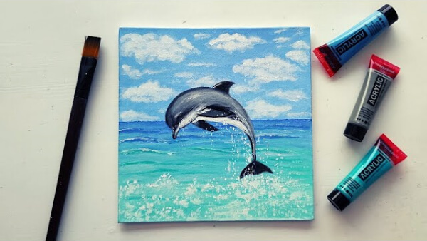 How To Paint A Dolphin