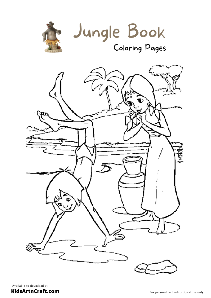 Jungle Book Coloring Pages For Kids – Free Printables