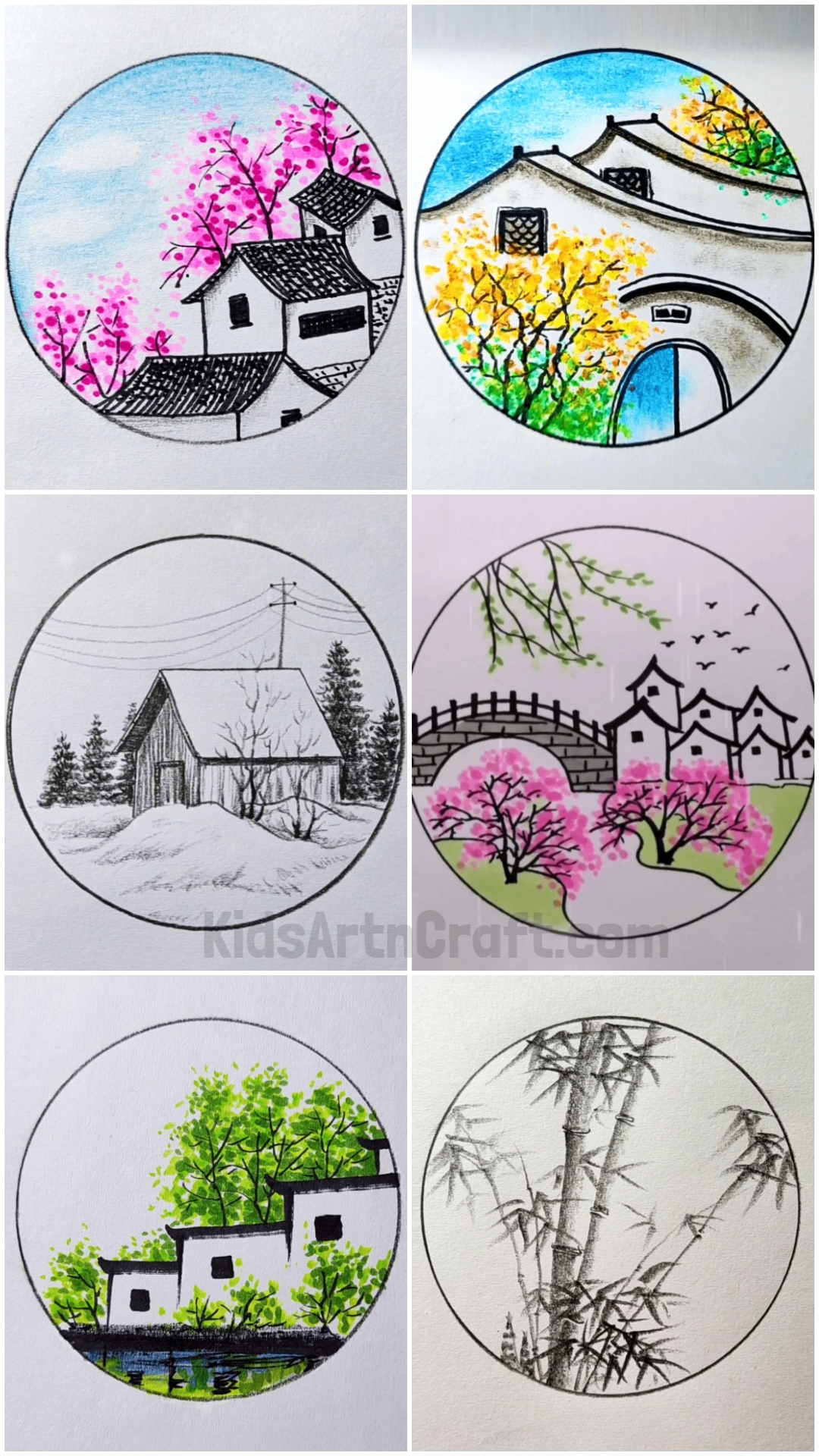 Nature Easy Drawing Picture - Drawing Skill-saigonsouth.com.vn