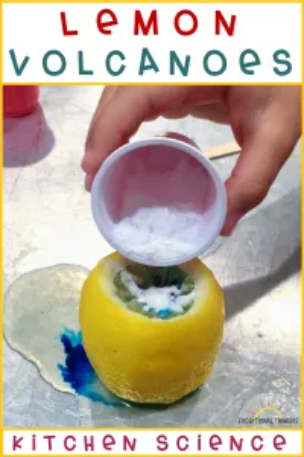 Lemon Volcano Experiment For The Home