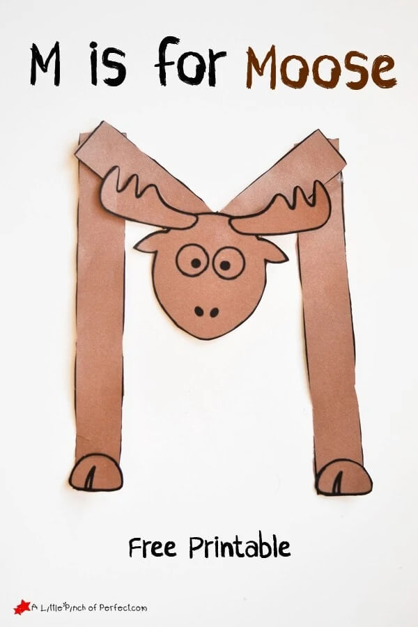 Letter M Is For Moose Craft