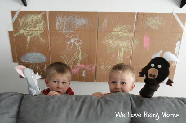 Moose Puppet Craft Activity For Kids