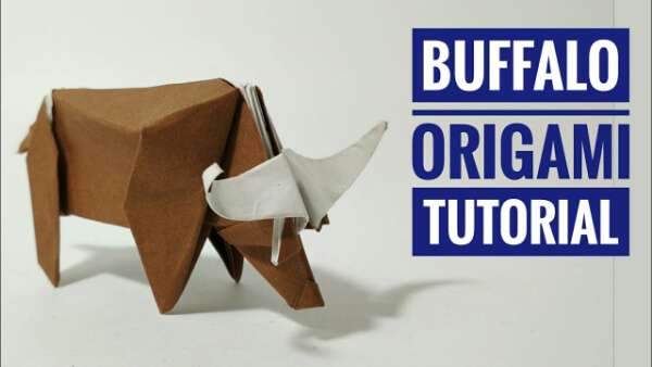Origami Buffalo Step by Step Instructions