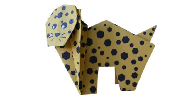 How To Make An Origami Cheetah With Kids DIY Cheetah Paper Craft Activities For Kids