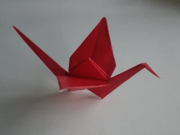 Simple Origami Crane Craft Tutorial