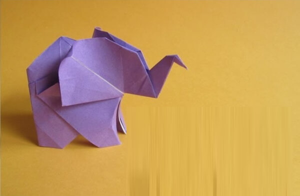 How To Make An Origami Elephant With Kids Origami Elephant Step By Step Video Tutorial