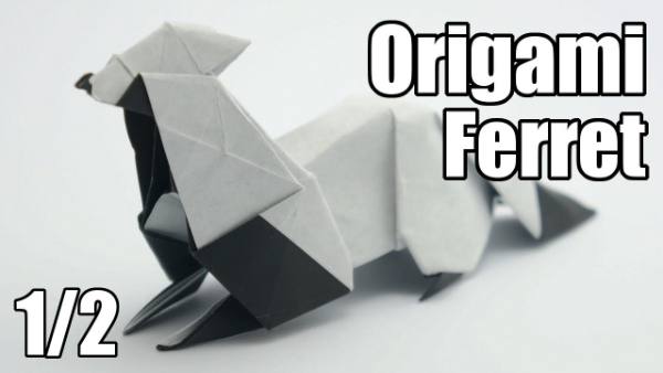 Origami Ferret Craft For Kids How To Make An Origami Ferret With Kids