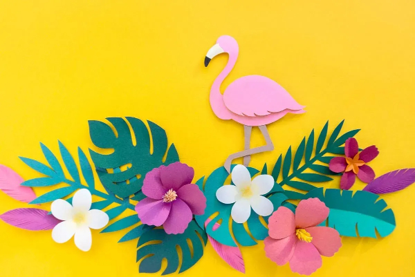 Origami Flamingo Activity For Kindergarten