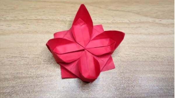 How To Make An Origami Lotus With Kids Origami Lotus Flower Easy Instruction