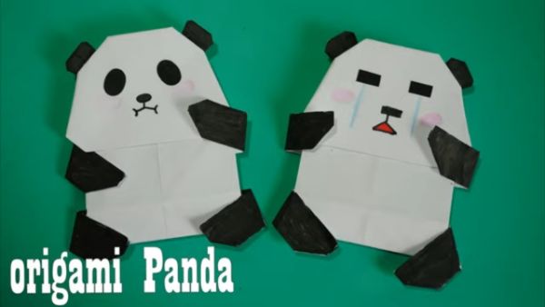 How To Make Origami Panda Step By Step Tutorial with Kids