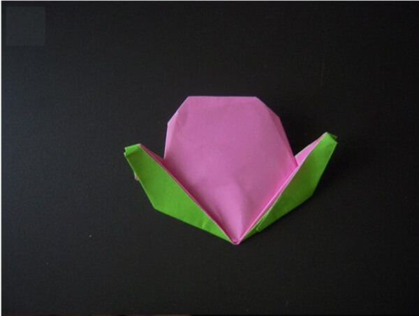 How To Make An Origami Peach Fruit With Kids Origami Paper Folding Peach Craft