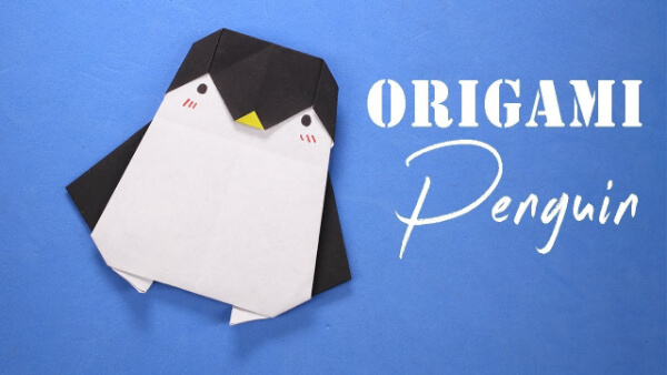 Origami Penguin Craft Step By Step