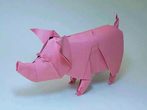 Origami Pig Crafts Step By Step How To Make An Origami Pig With Kids