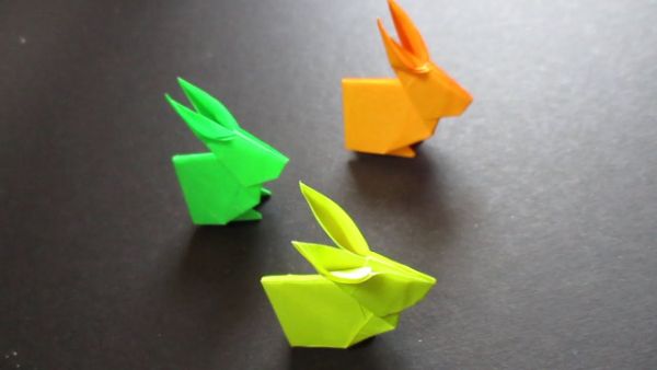 Origami Rabbit Craft Instructions