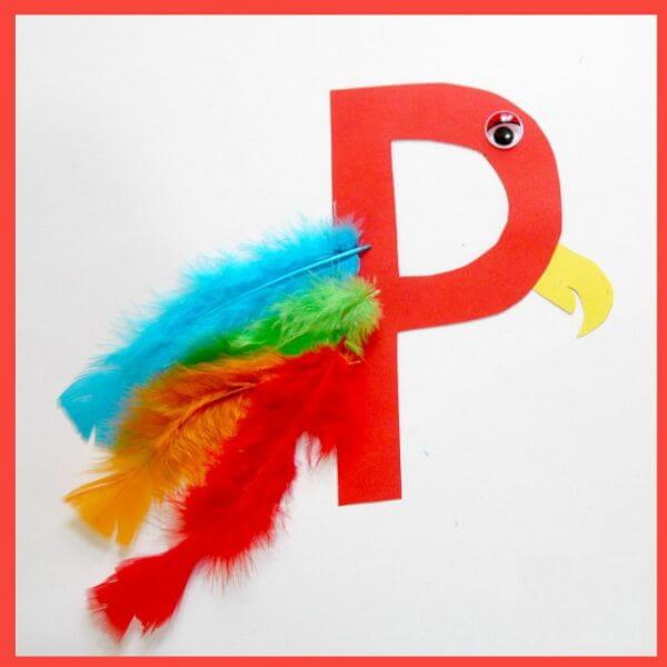 P Is For Parrot Craft Activity for kids