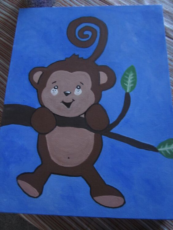 Painting Hanging Monkey Drawing