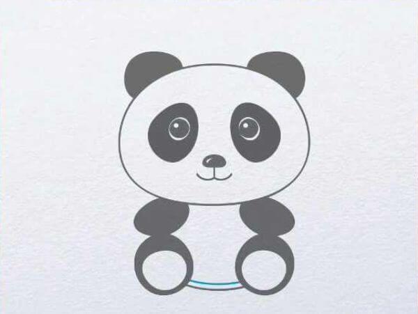 Panda Drawing Lesson For Kids