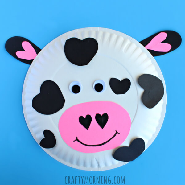 Cow Crafts & Activities for Kids Paper Plate Cow Craft For Valentine
