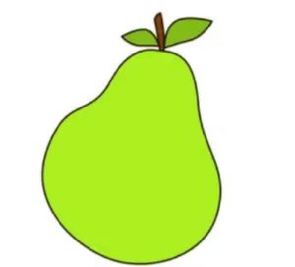 Pear Drawing And Sketches Ideas For Kids