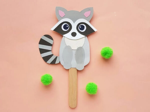 Raccoon Crafts & Activities for Kids Raccoon Puppet Craft Activity With Paper