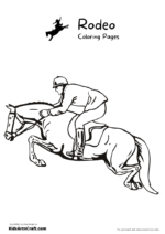 Rodeo Coloring Pages For Kids – Free Printables - Kids Art &amp; Craft