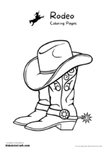 Rodeo Coloring Pages For Kids – Free Printables - Kids Art &amp; Craft