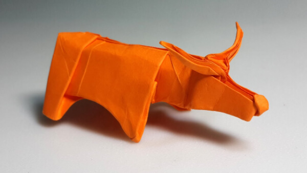 Simple Buffalo Folding Instructions How To Make An Origami Buffalo With Kids