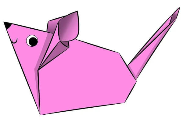 How To Make An Origami Mouse With Kids Simple Guide For Making Origami Paper Mouse