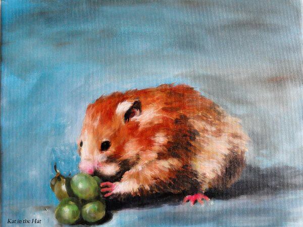 Simple Hamster Painting Ideas For Kids