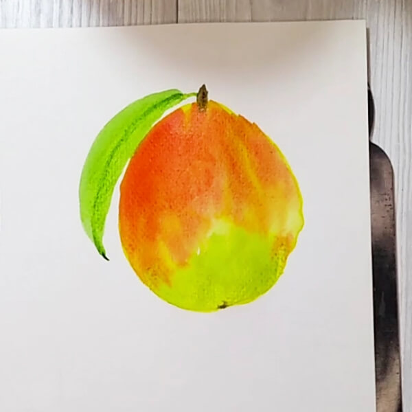 Simple Mango Water Color Painting