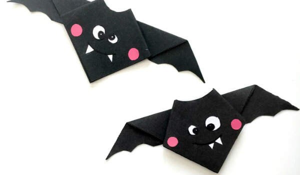 Simple Origami Bat Crafts For Kids How To Make An Origami Bat With Kids