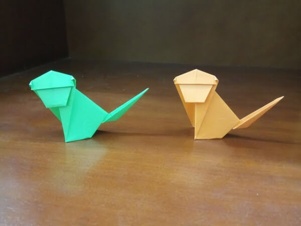How To Make An Origami Monkey With Kids Simple Origami Monkey Step By Step Video Tutorial