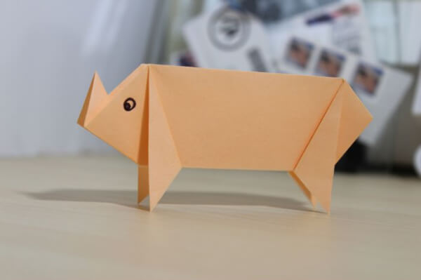 Simple Origami Pig Tutorial How To Make An Origami Pig With Kids