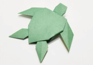 How To Make An Origami Turtle With Kids - Kids Art &amp; Craft