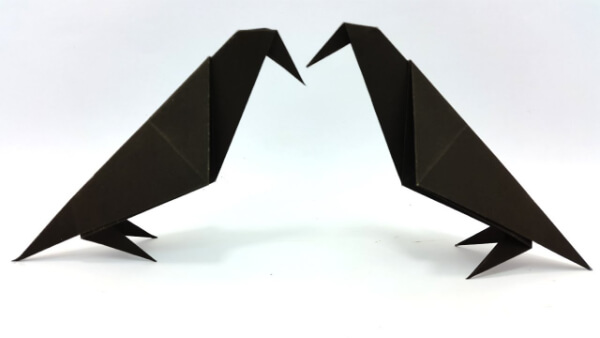 Simple paper Crow Craft