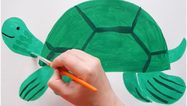 Turtle Paintings for Kids Simple Sea Turtle Painting For Kids