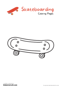 Skateboarding Coloring Pages For Kids – Free Printables - Kids Art &amp; Craft