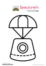 Spacecraft Coloring Pages For Kids – Free Printables - Kids Art &amp; Craft