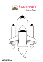 Spacecraft Coloring Pages For Kids – Free Printables - Kids Art &amp; Craft