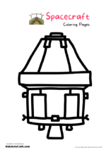 Spacecraft Coloring Pages For Kids – Free Printables - Kids Art &amp; Craft